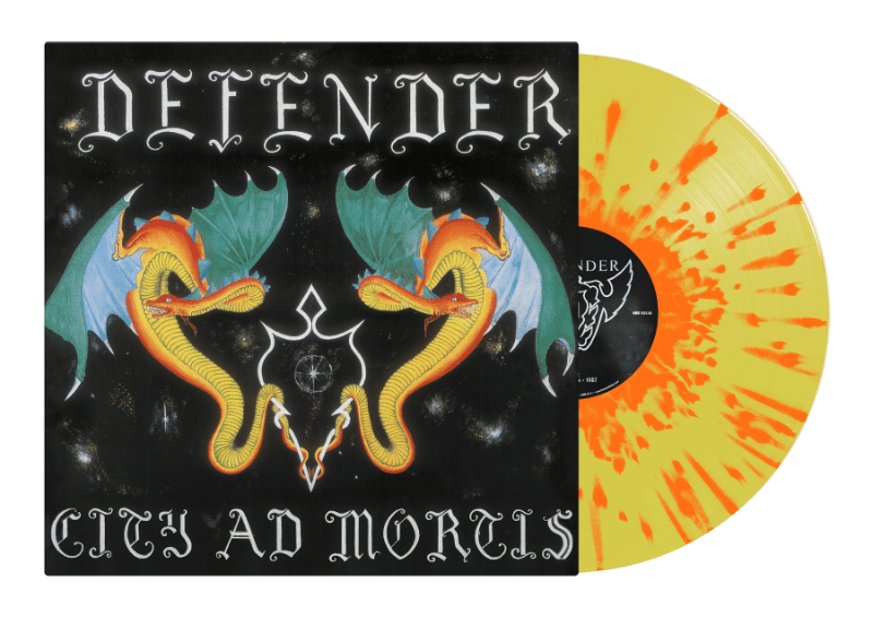 Comes in a gatefold-LP on transparent yellow orange splatter vinyl, limited to 250 copies.